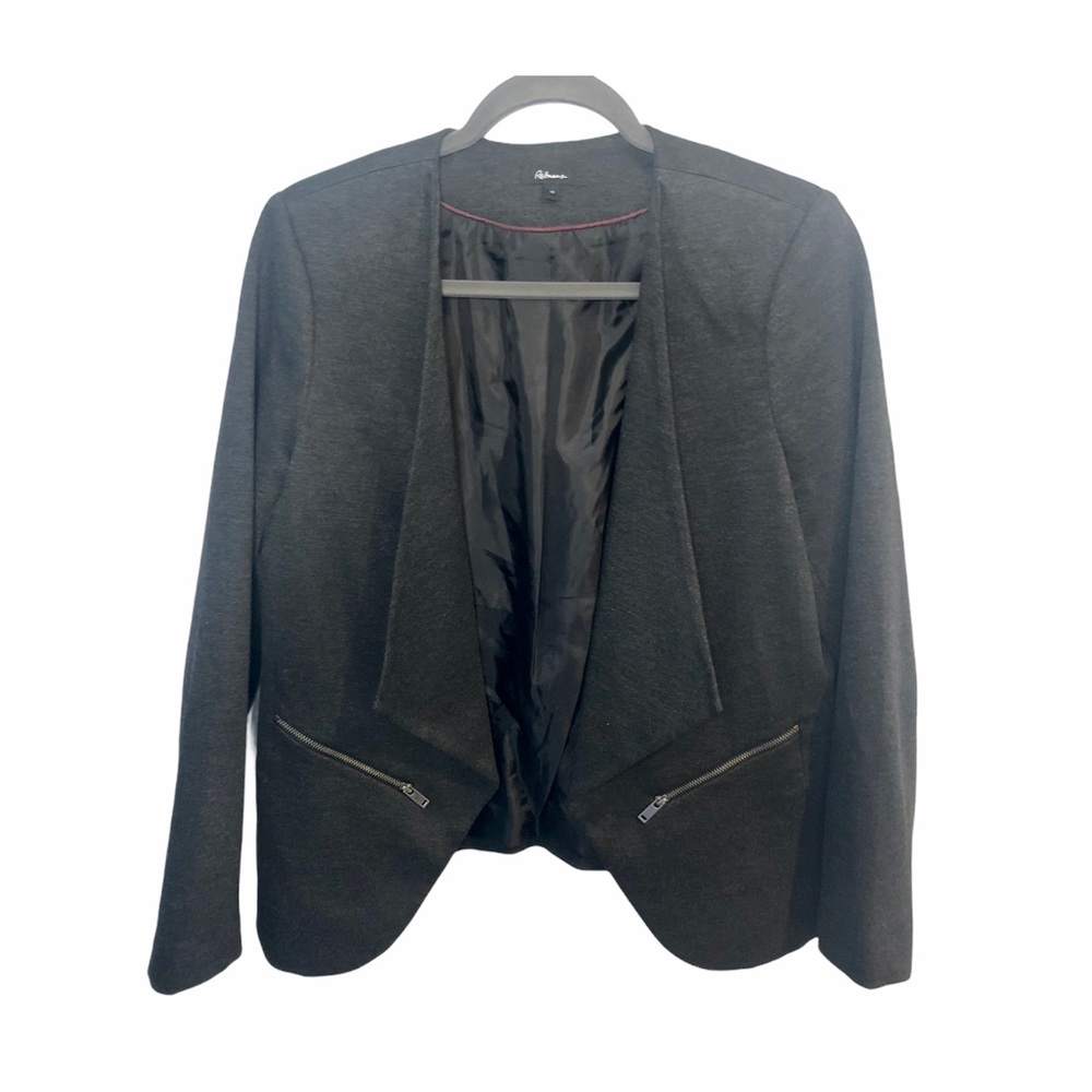 Reitmans Dark Grey Open Blazer